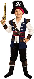 Disfraz infantil de capitán pirata para niño - Traje de corsario - Ideal para carnaval